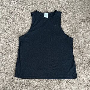 Nike Black leopard print Tank Top